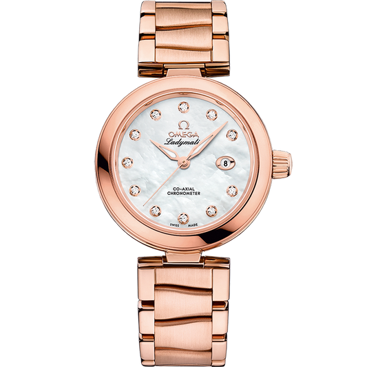 De Ville Ladymatic 34 mm, Sedna™ gold on Sedna™ gold