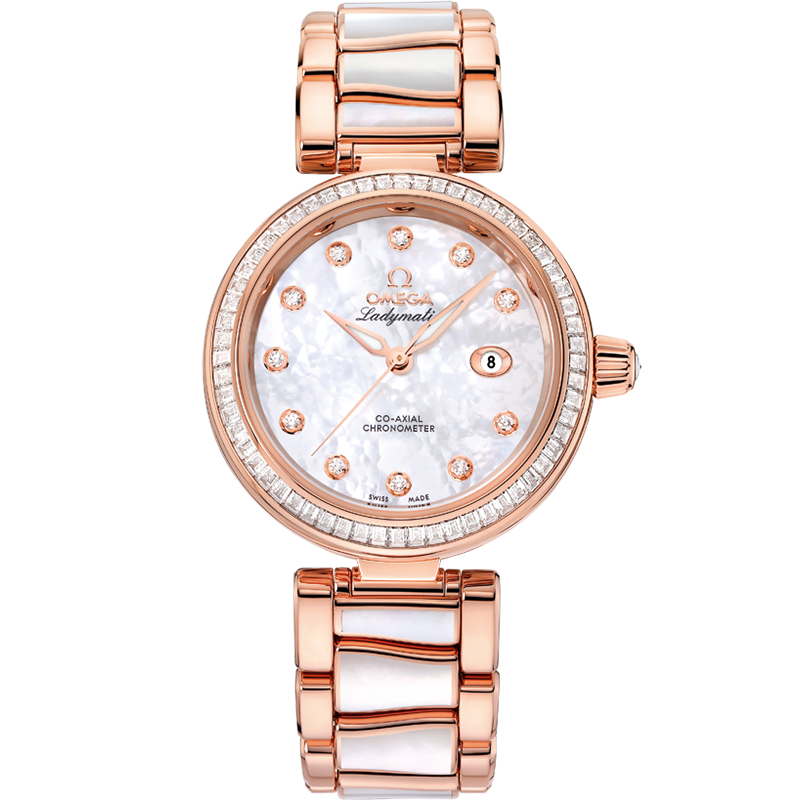 De Ville Ladymatic 34 mm, Sedna™ gold on Sedna™ gold