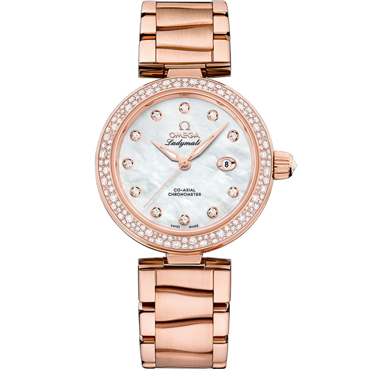 De Ville Ladymatic 34 mm, Sedna™ gold on Sedna™ gold