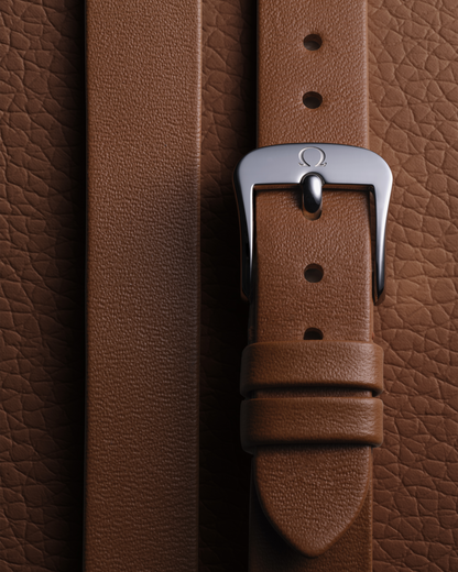 De Ville Mini Trésor 26 mm, steel on leather