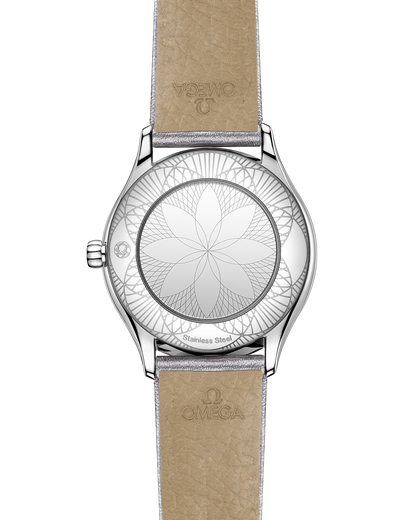 De Ville Mini Trésor 26 mm, steel on leather strap