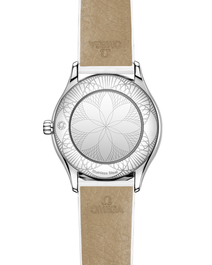 De Ville Mini Trésor 26 mm, steel on leather strap