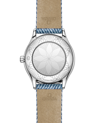 De Ville Mini Trésor 26 mm, steel on leather strap