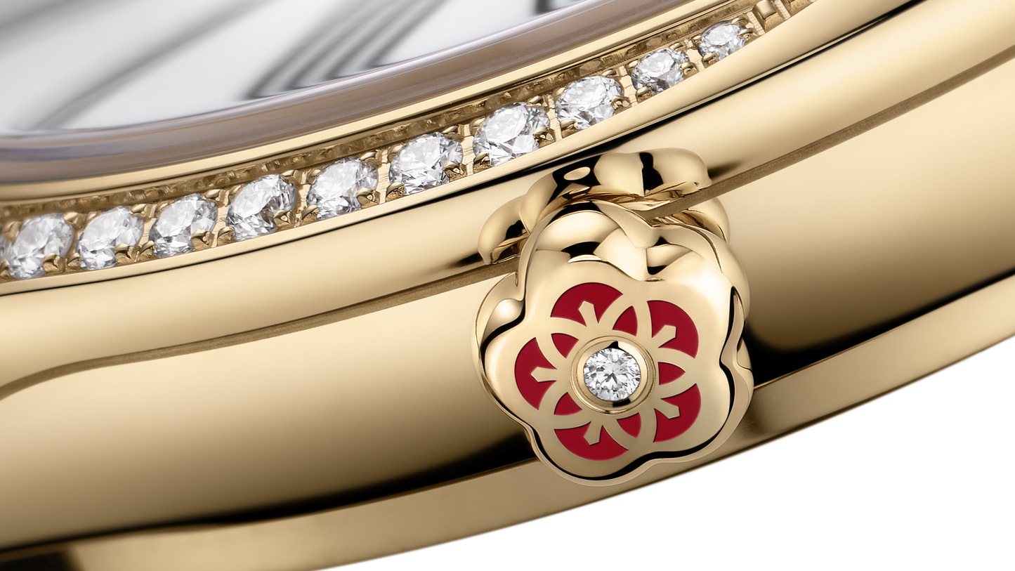 De Ville Mini Trésor 26 mm, Moonshine™ gold on Moonshine™ gold