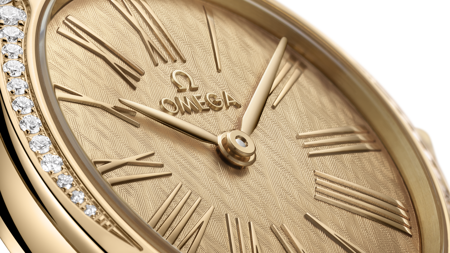 De Ville Mini Trésor 26 mm, Moonshine™ gold on Moonshine™ gold