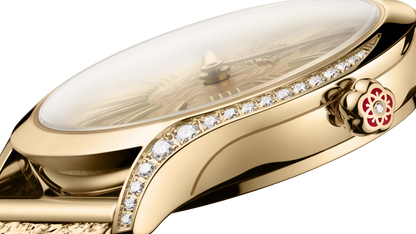 De Ville Mini Trésor 26 mm, Moonshine™ gold on Moonshine™ gold