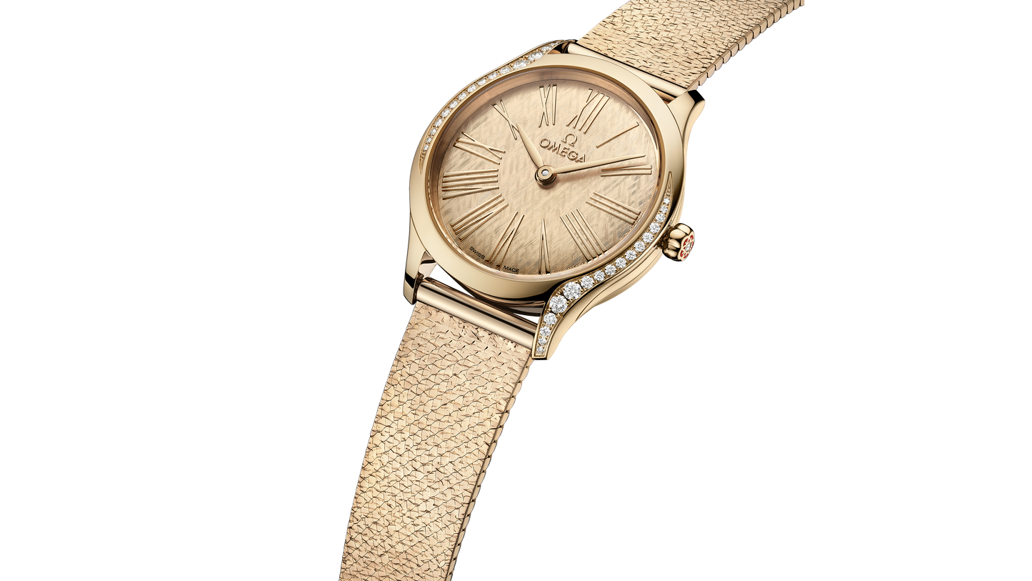 De Ville Mini Trésor 26 mm, Moonshine™ gold on Moonshine™ gold