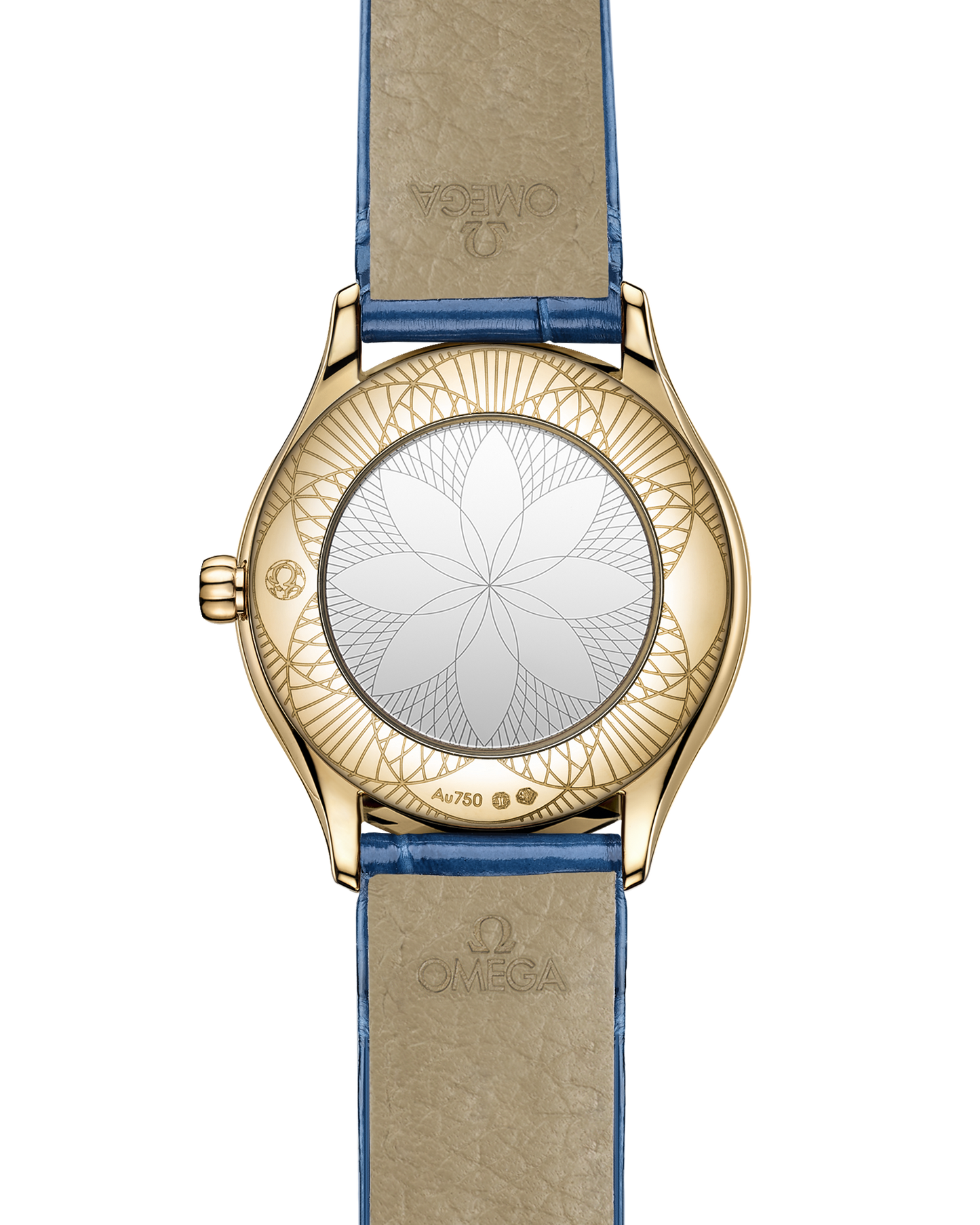 De Ville Mini Trésor 26 mm, Moonshine™ gold on alligator