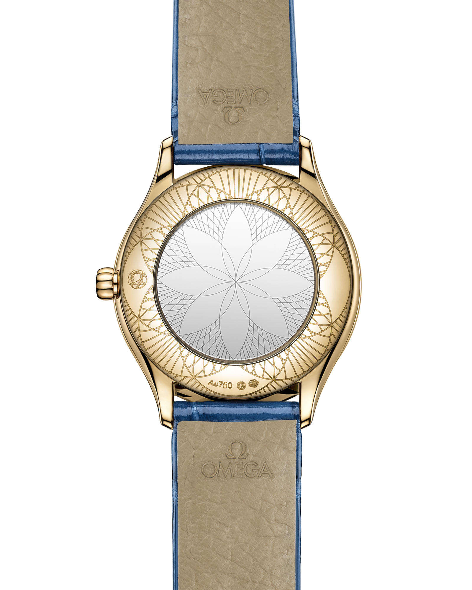 De Ville Mini Trésor 26 mm, Moonshine™ gold on alligator