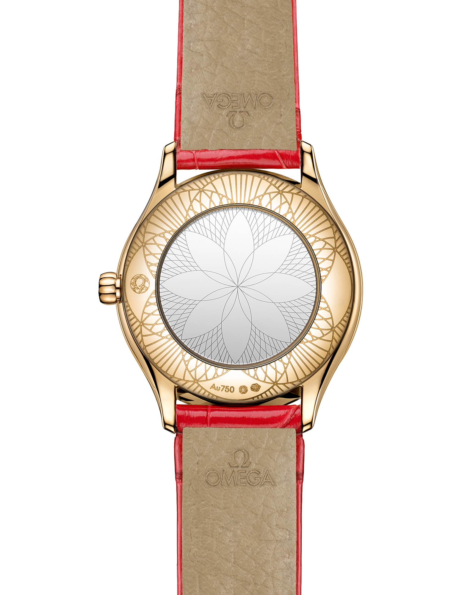 De Ville Mini Trésor 26 mm, Moonshine™ gold on alligator