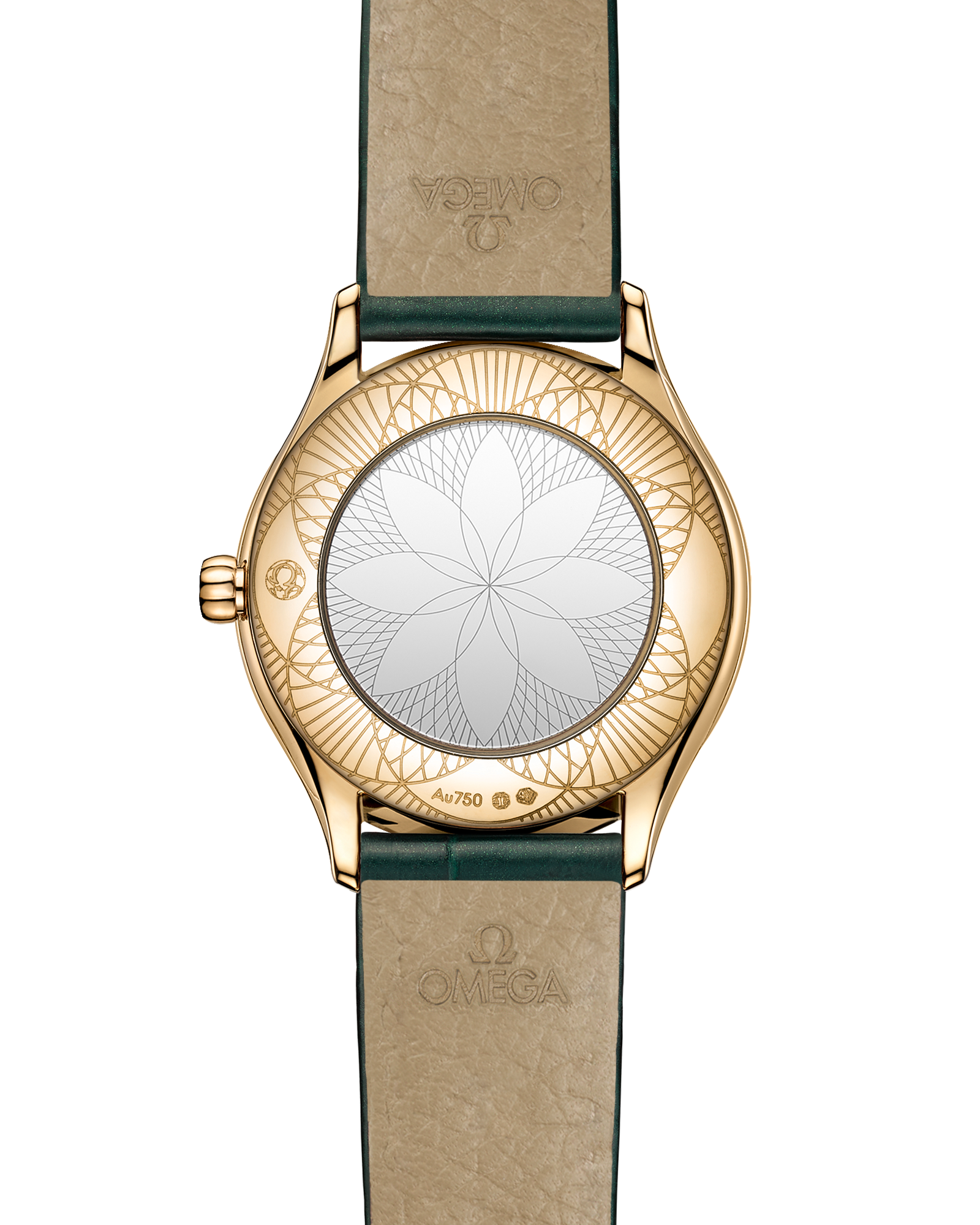 De Ville Mini Trésor 26 mm, Moonshine™ gold on alligator