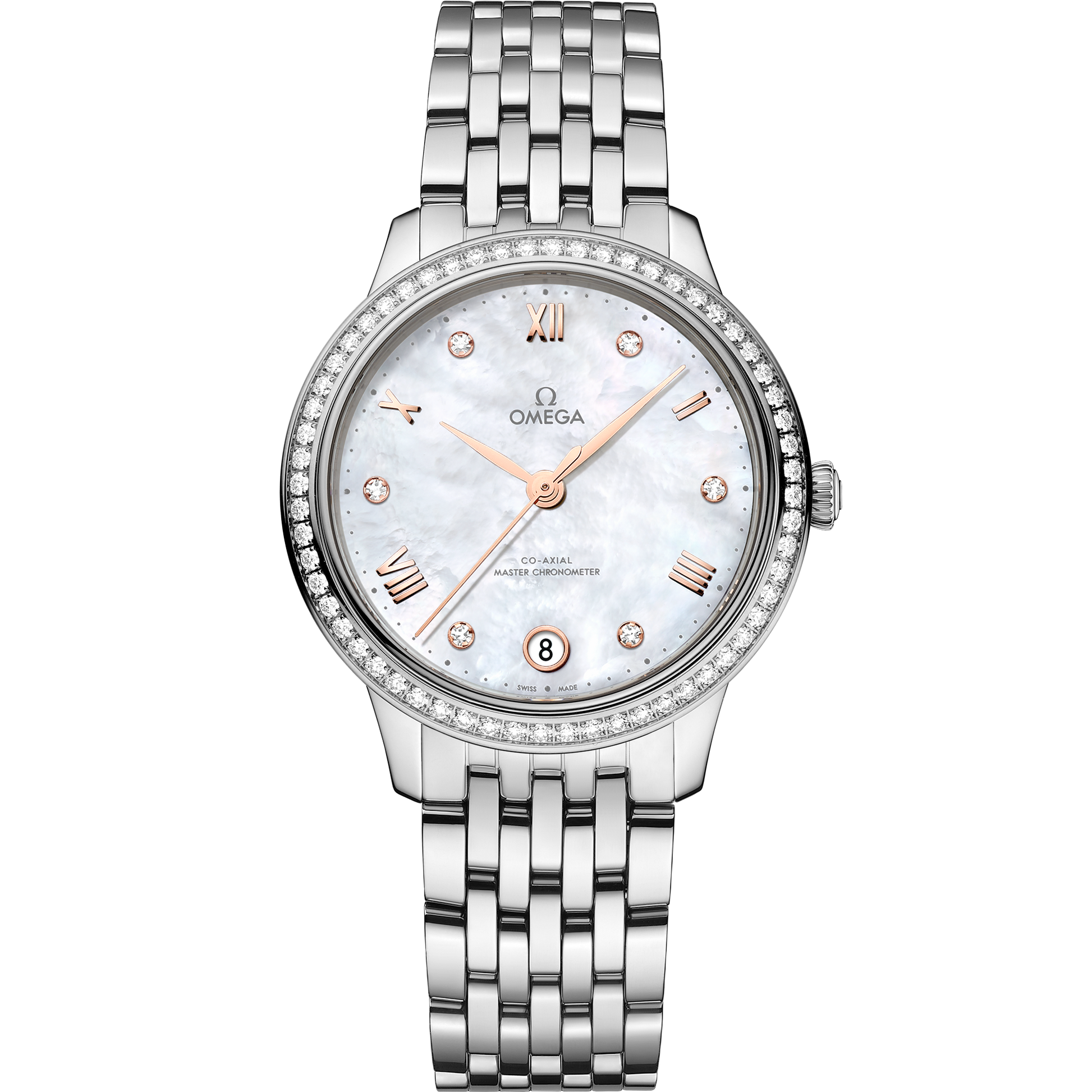 De Ville Prestige 34 mm, steel on steel
