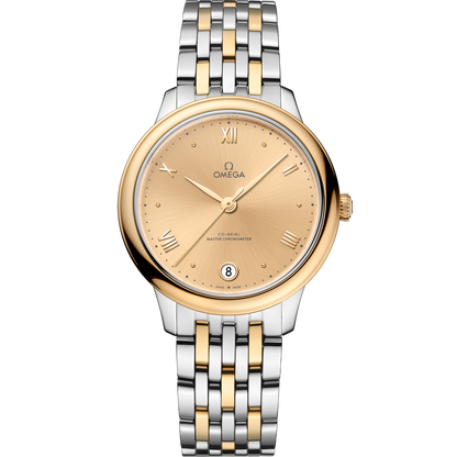 De Ville Prestige 34 mm, steel ‑ yellow gold on steel ‑ yellow gold