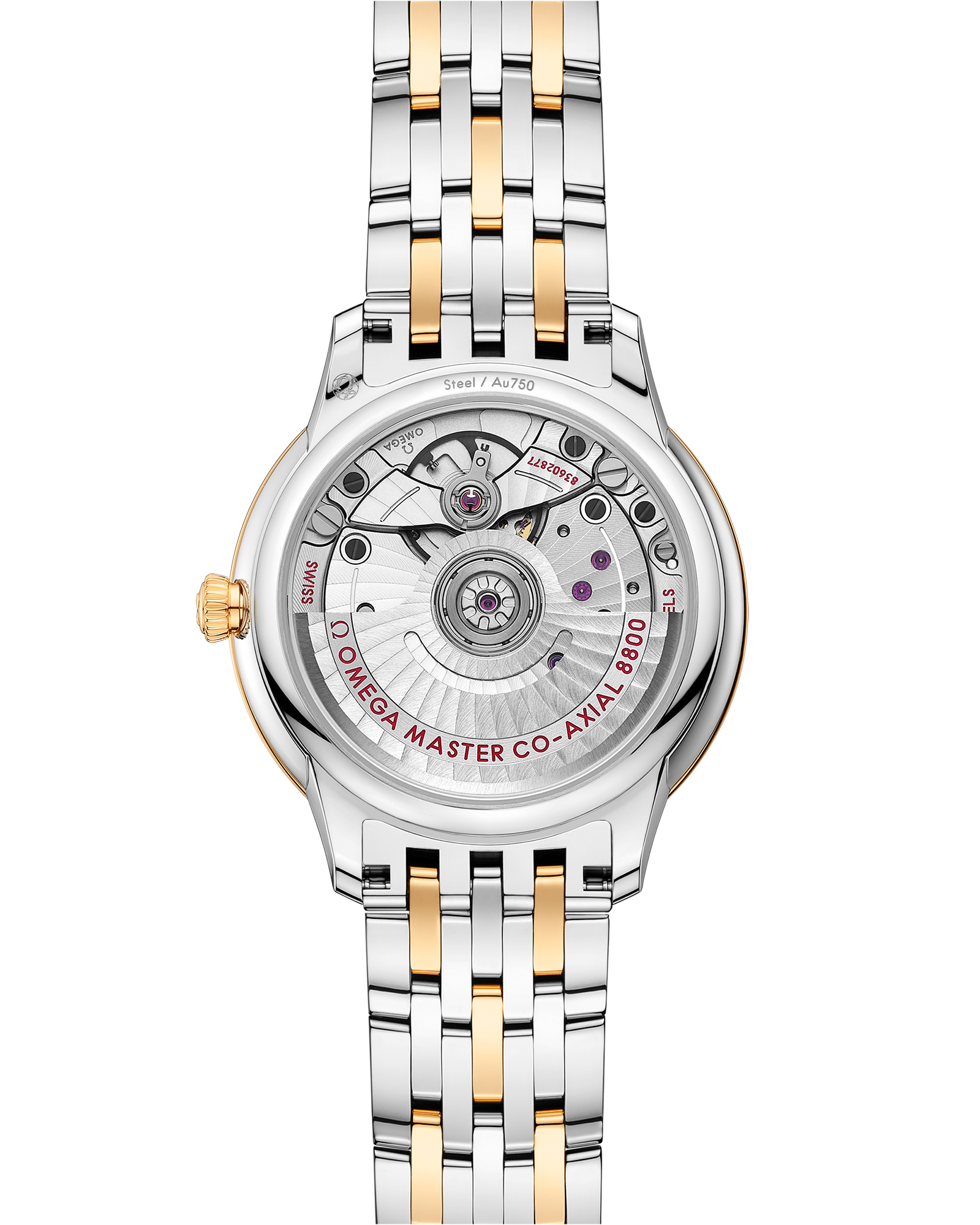 De Ville Prestige 34 mm, steel ‑ yellow gold on steel ‑ yellow gold