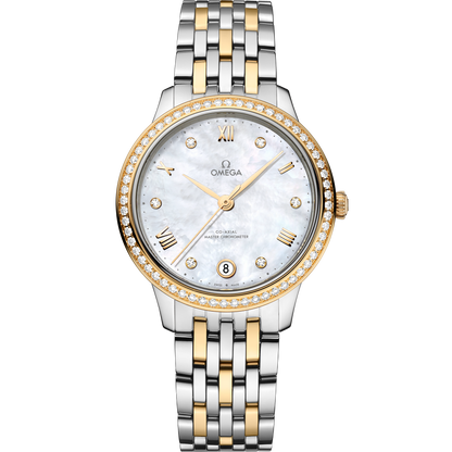 De Ville Prestige 34 mm, steel ‑ yellow gold on steel ‑ yellow gold
