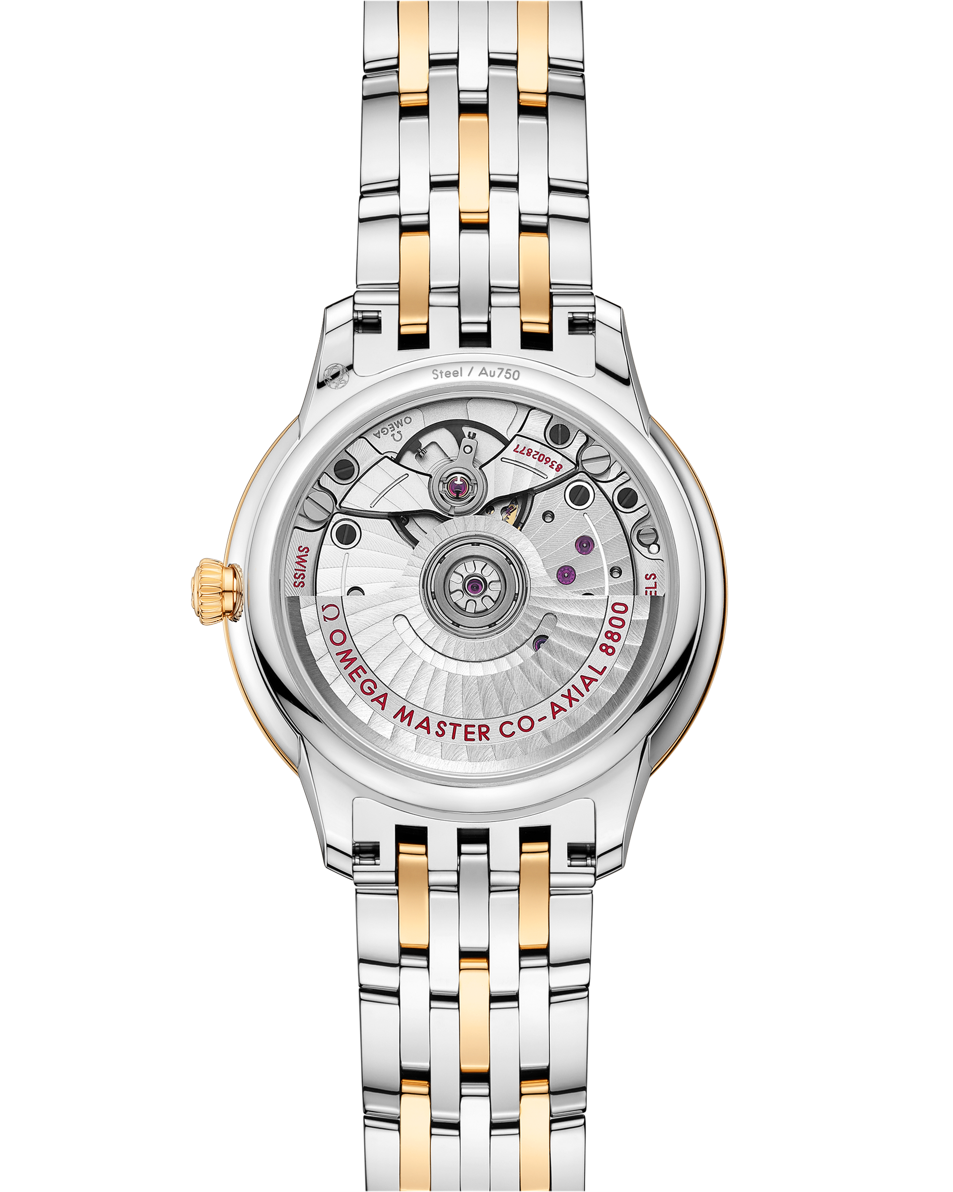 De Ville Prestige 34 mm, steel ‑ yellow gold on steel ‑ yellow gold
