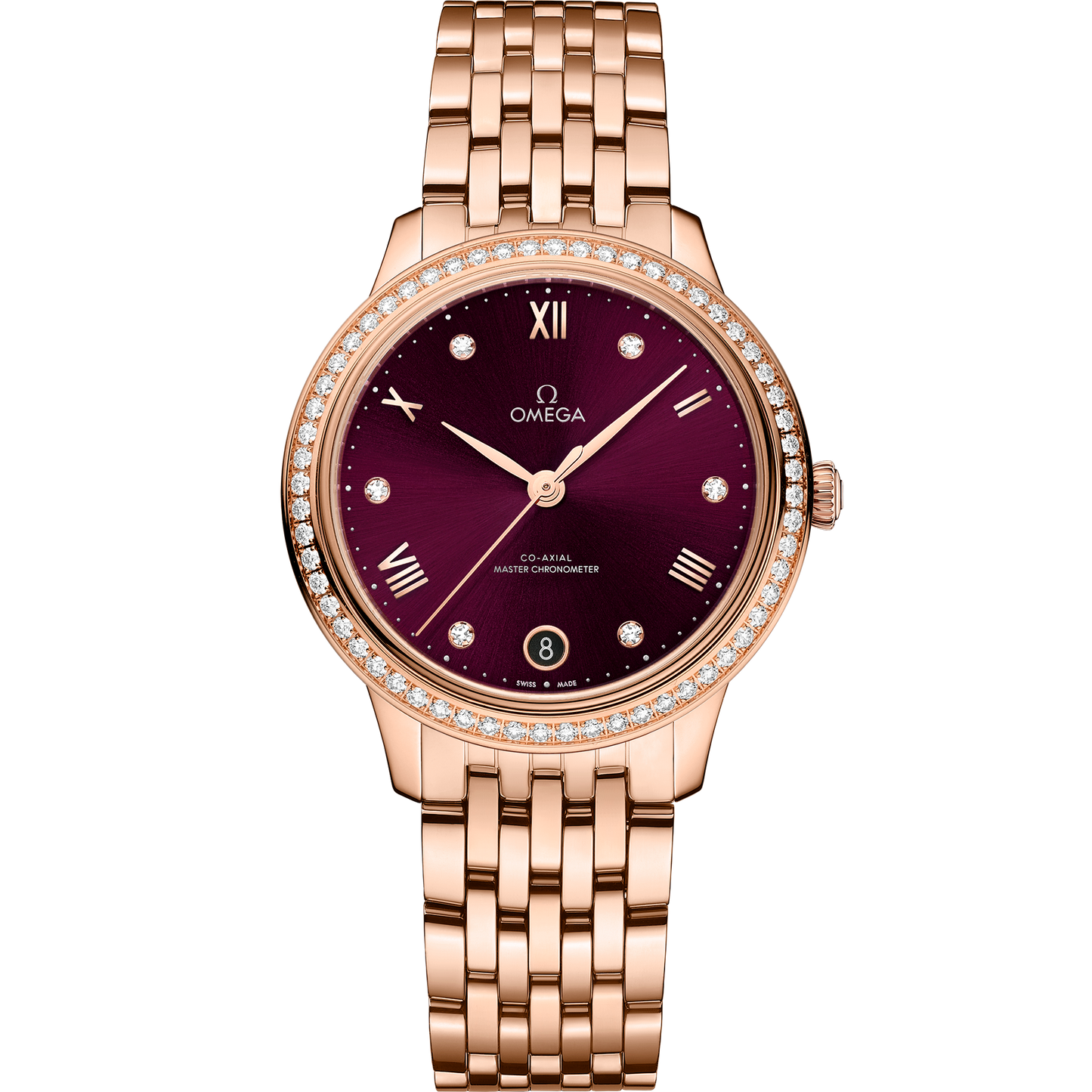 De Ville Prestige 34 mm, Sedna™ gold on Sedna™ gold
