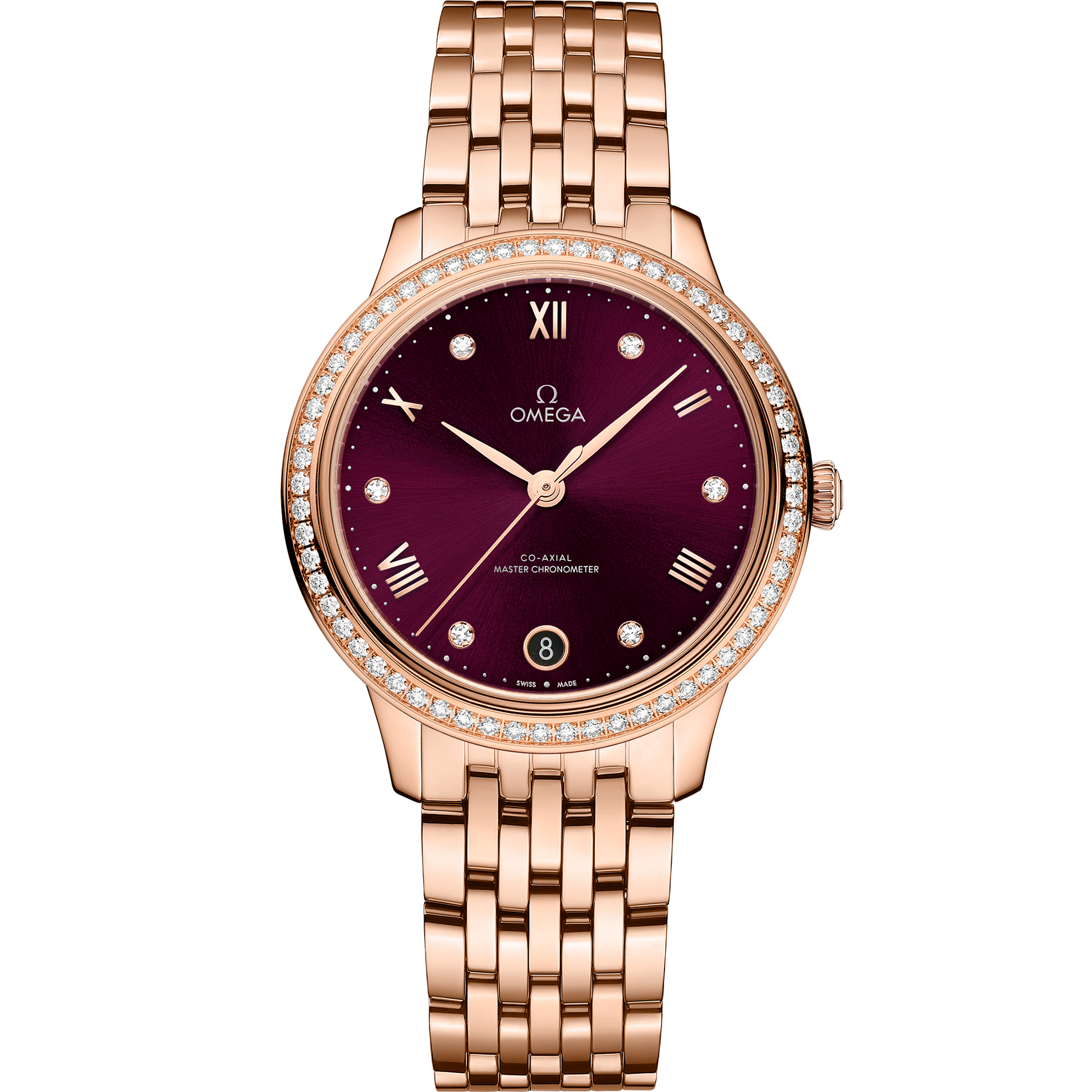 De Ville Prestige 34 mm, Sedna™ gold on Sedna™ gold
