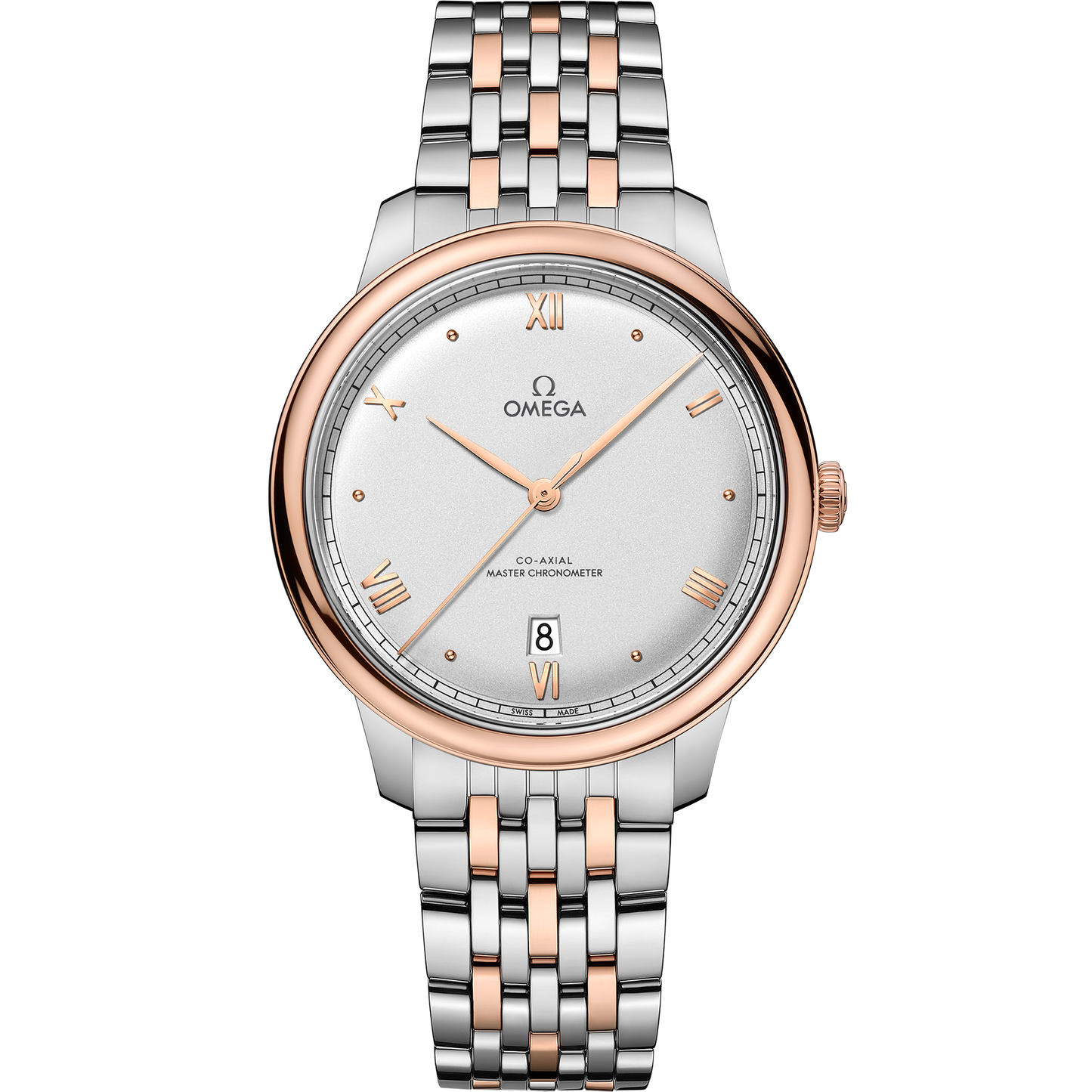 De Ville Prestige 40 mm, steel ‑ Sedna™ gold on steel ‑ Sedna™ gold