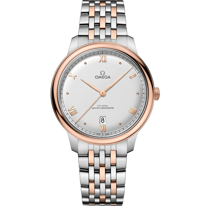 De Ville Prestige 40 mm, steel ‑ Sedna™ gold on steel ‑ Sedna™ gold