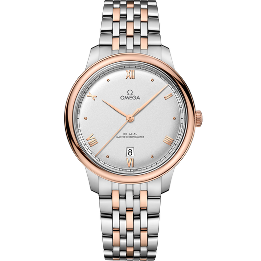 De Ville Prestige 40 mm, steel ‑ Sedna™ gold on steel ‑ Sedna™ gold