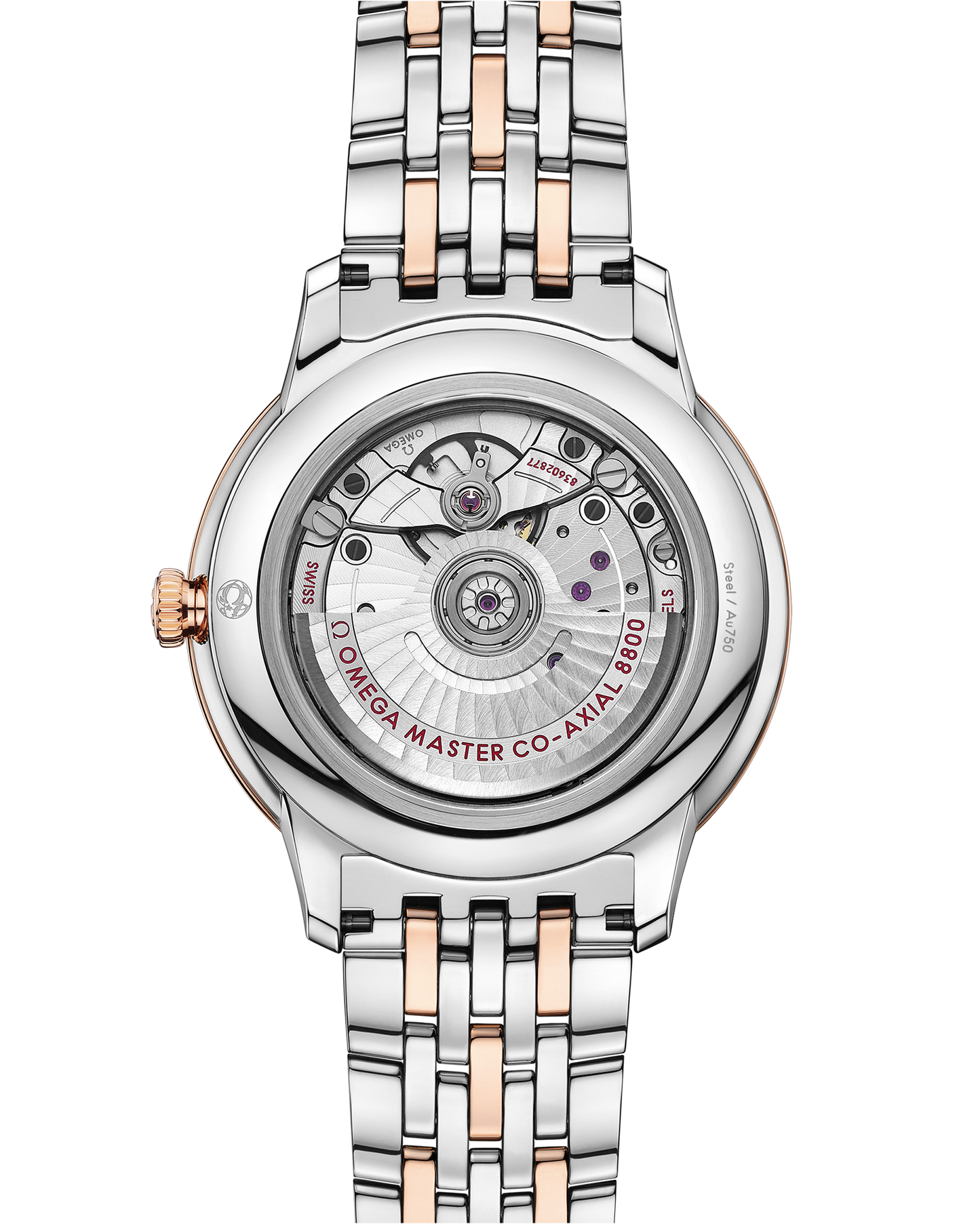 De Ville Prestige 40 mm, steel ‑ Sedna™ gold on steel ‑ Sedna™ gold