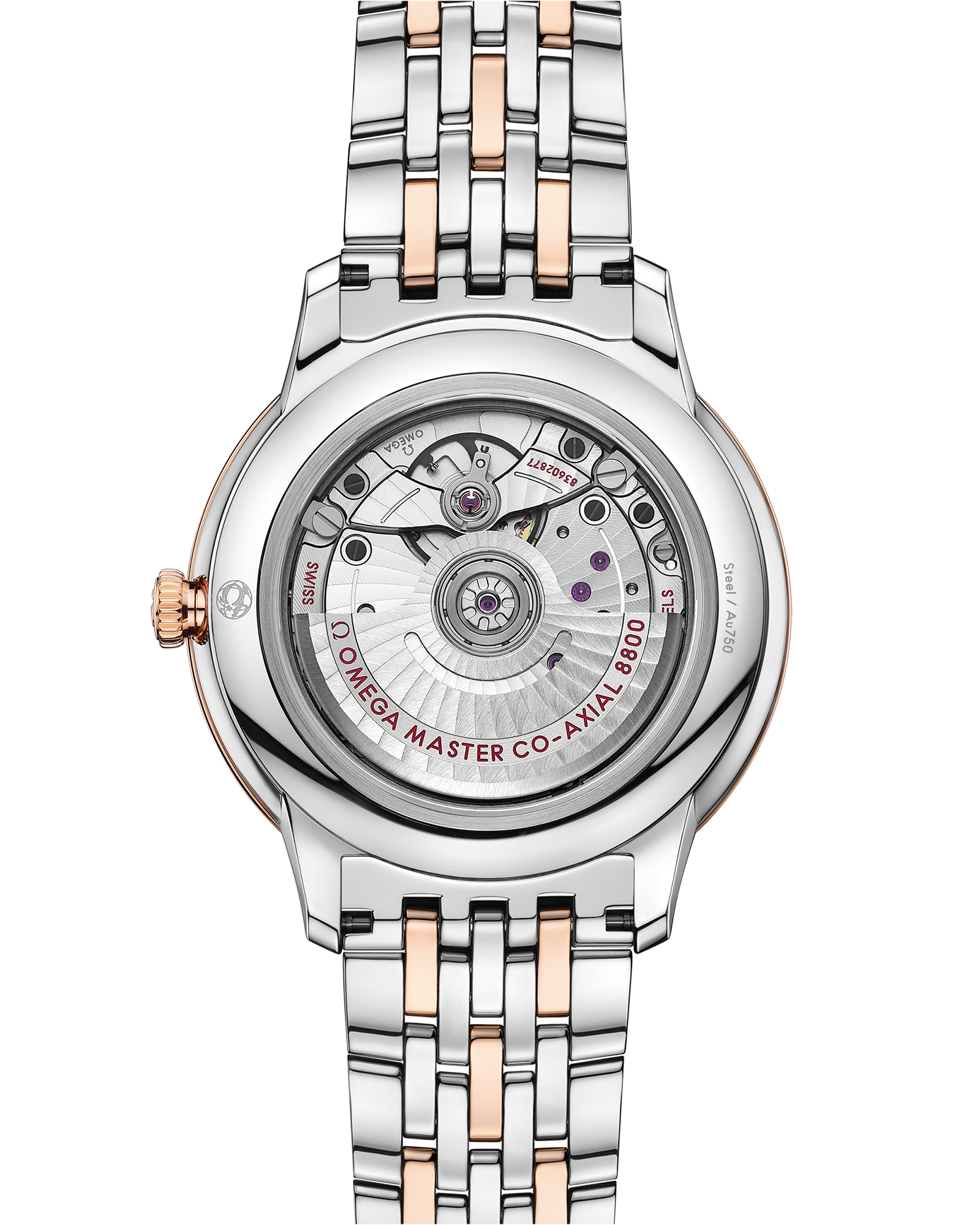 De Ville Prestige 40 mm, steel ‑ Sedna™ gold on steel ‑ Sedna™ gold