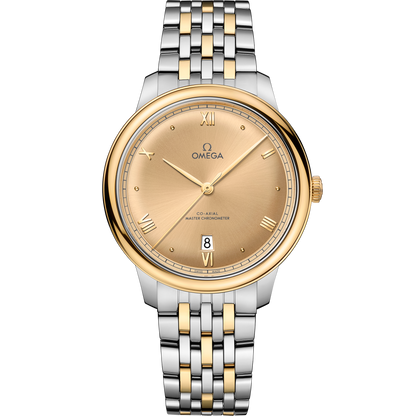 De Ville Prestige 40 mm, steel ‑ yellow gold on yellow gold