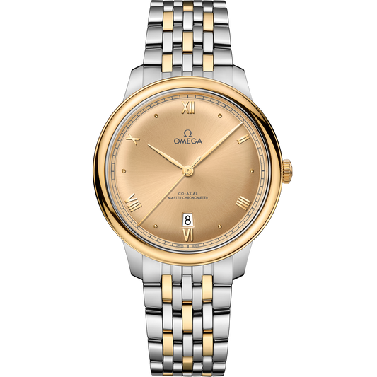 De Ville Prestige 40 mm, steel ‑ yellow gold on yellow gold