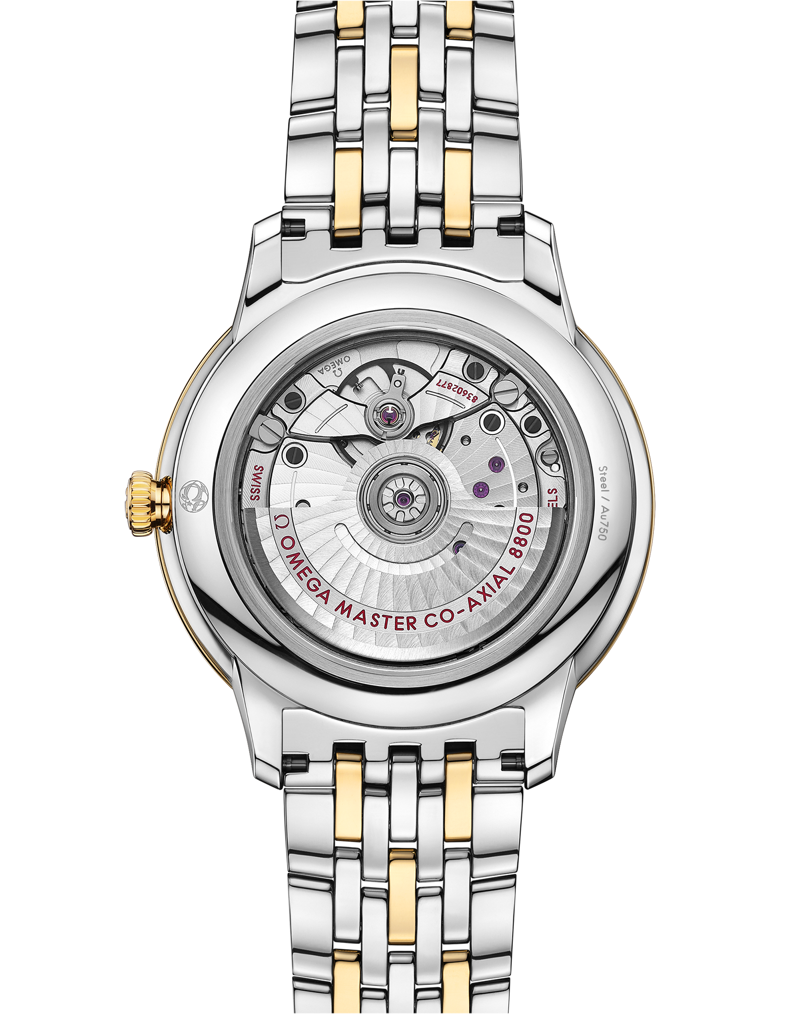 De Ville Prestige 40 mm, steel ‑ yellow gold on yellow gold