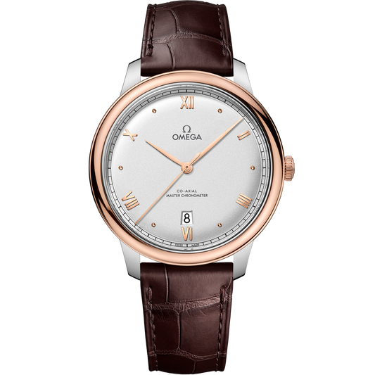 De Ville Prestige 40 mm, steel ‑ Sedna™ gold