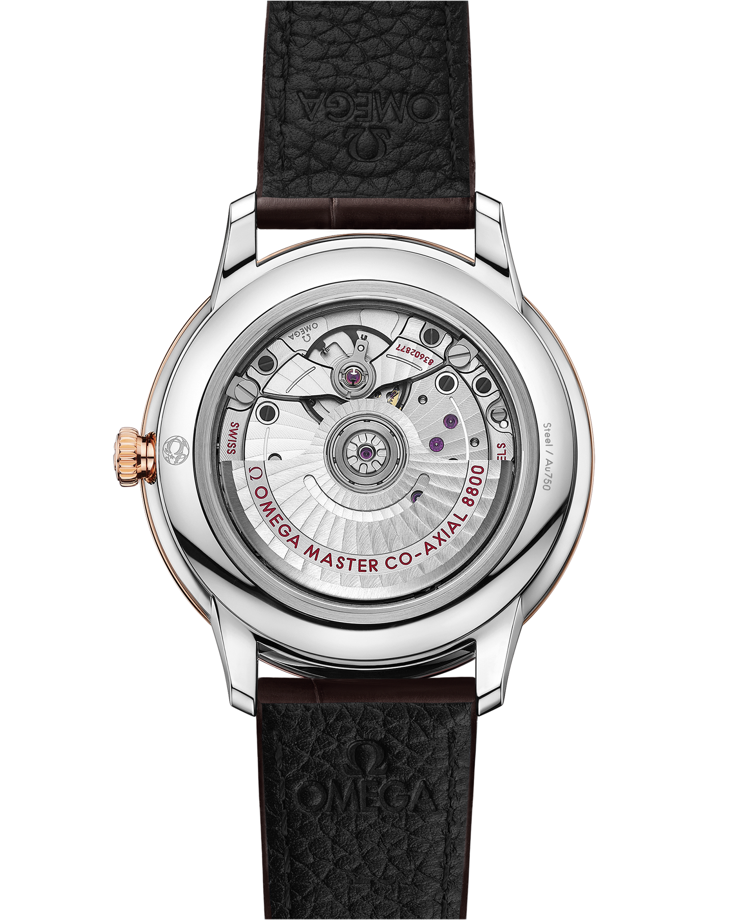 De Ville Prestige 40 mm, steel ‑ Sedna™ gold