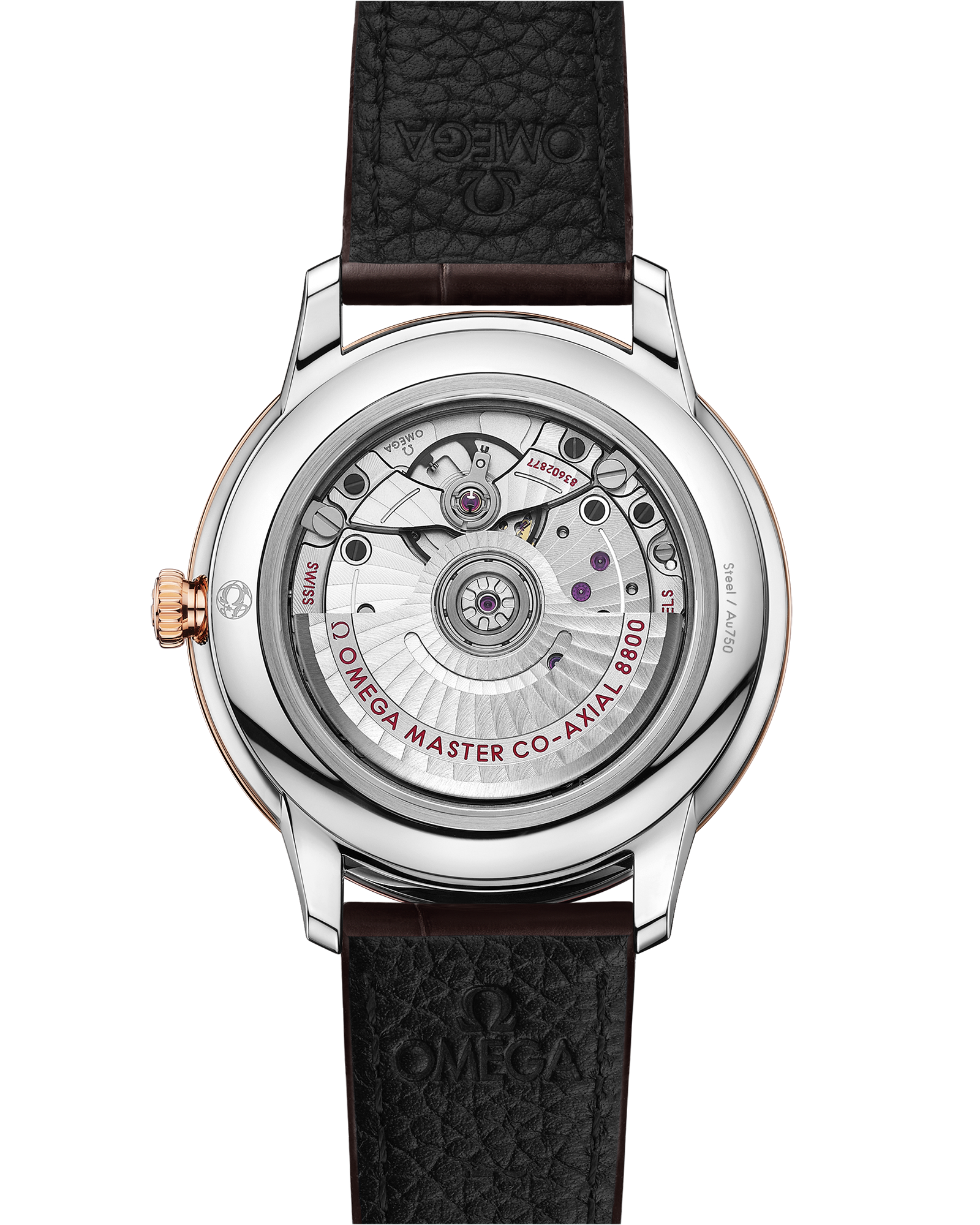 De Ville Prestige 40 mm, steel ‑ Sedna™ gold