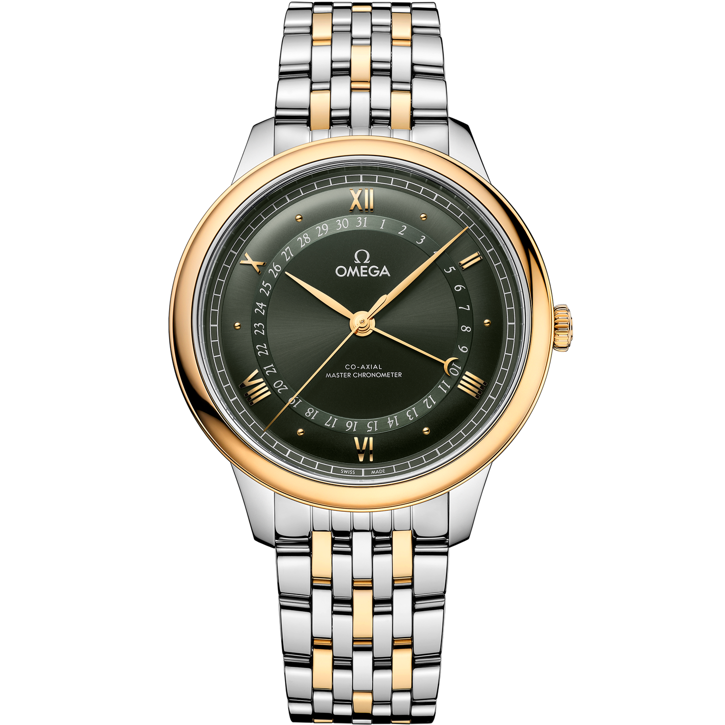 De Ville Prestige 42 mm, steel ‑ yellow gold on steel ‑ yellow gold