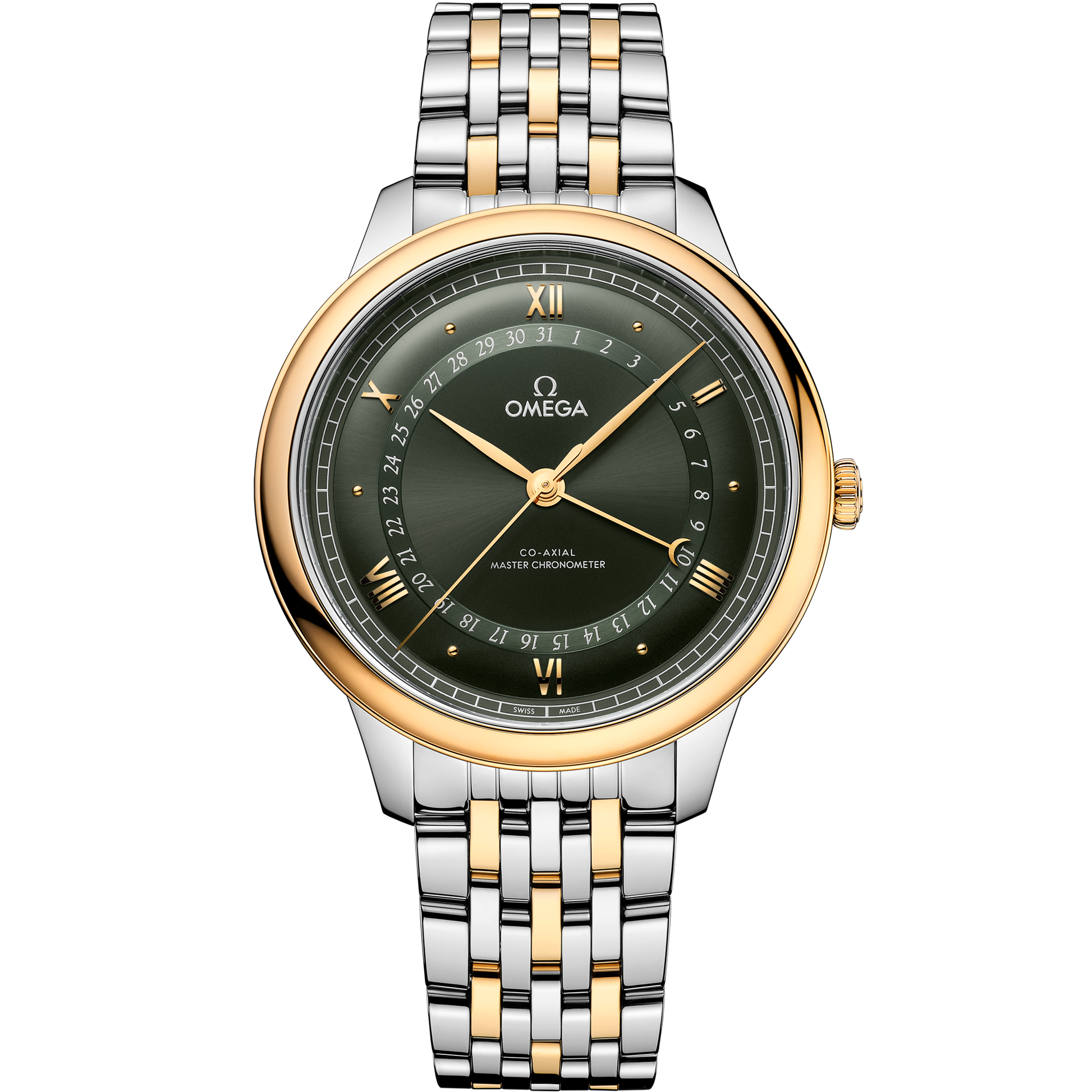 De Ville Prestige 42 mm, steel ‑ yellow gold on steel ‑ yellow gold