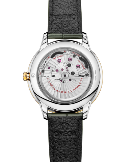 De Ville Prestige 42 mm, steel ‑ yellow gold on alligator