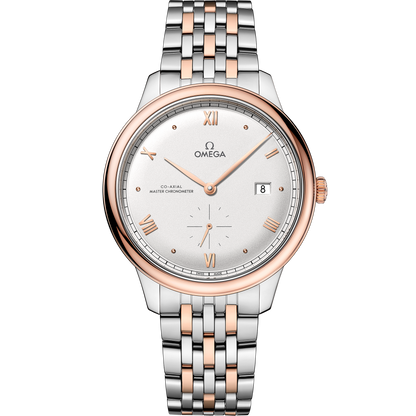 De Ville Prestige 41 mm, steel ‑ Sedna™ gold on steel ‑ Sedna™ gold