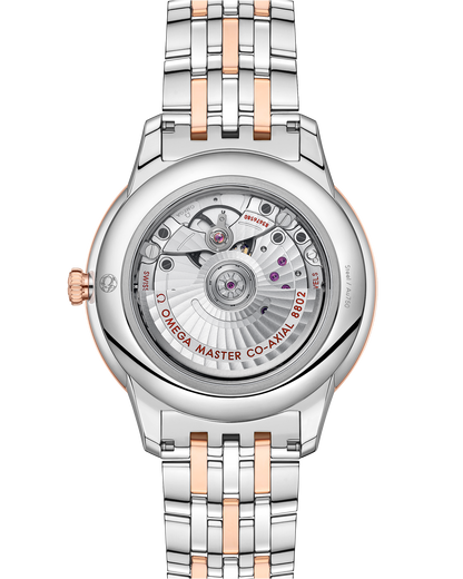 De Ville Prestige 41 mm, steel ‑ Sedna™ gold on steel ‑ Sedna™ gold