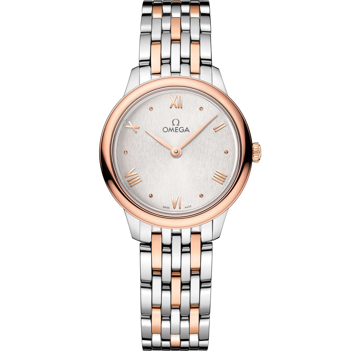 De Ville Prestige 27.5 mm, steel ‑ Sedna™ gold on steel ‑ Sedna™ gold