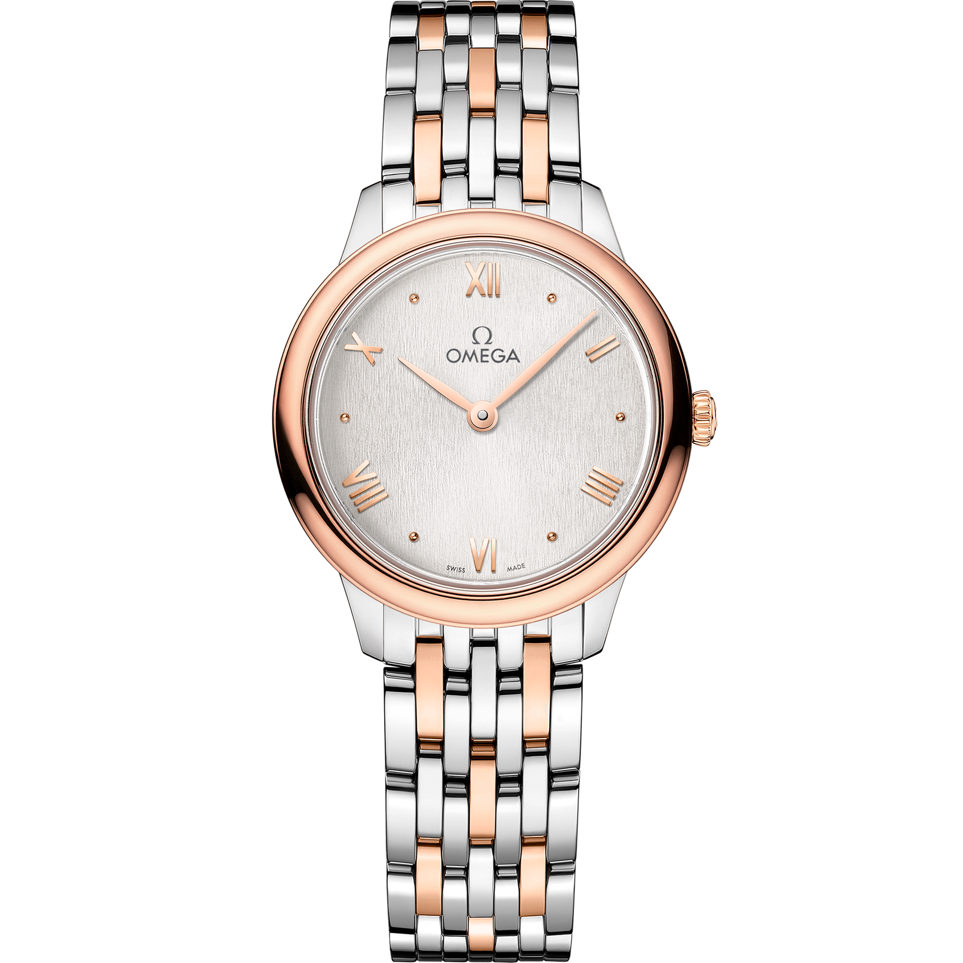 De Ville Prestige 27.5 mm, steel ‑ Sedna™ gold on steel ‑ Sedna™ gold