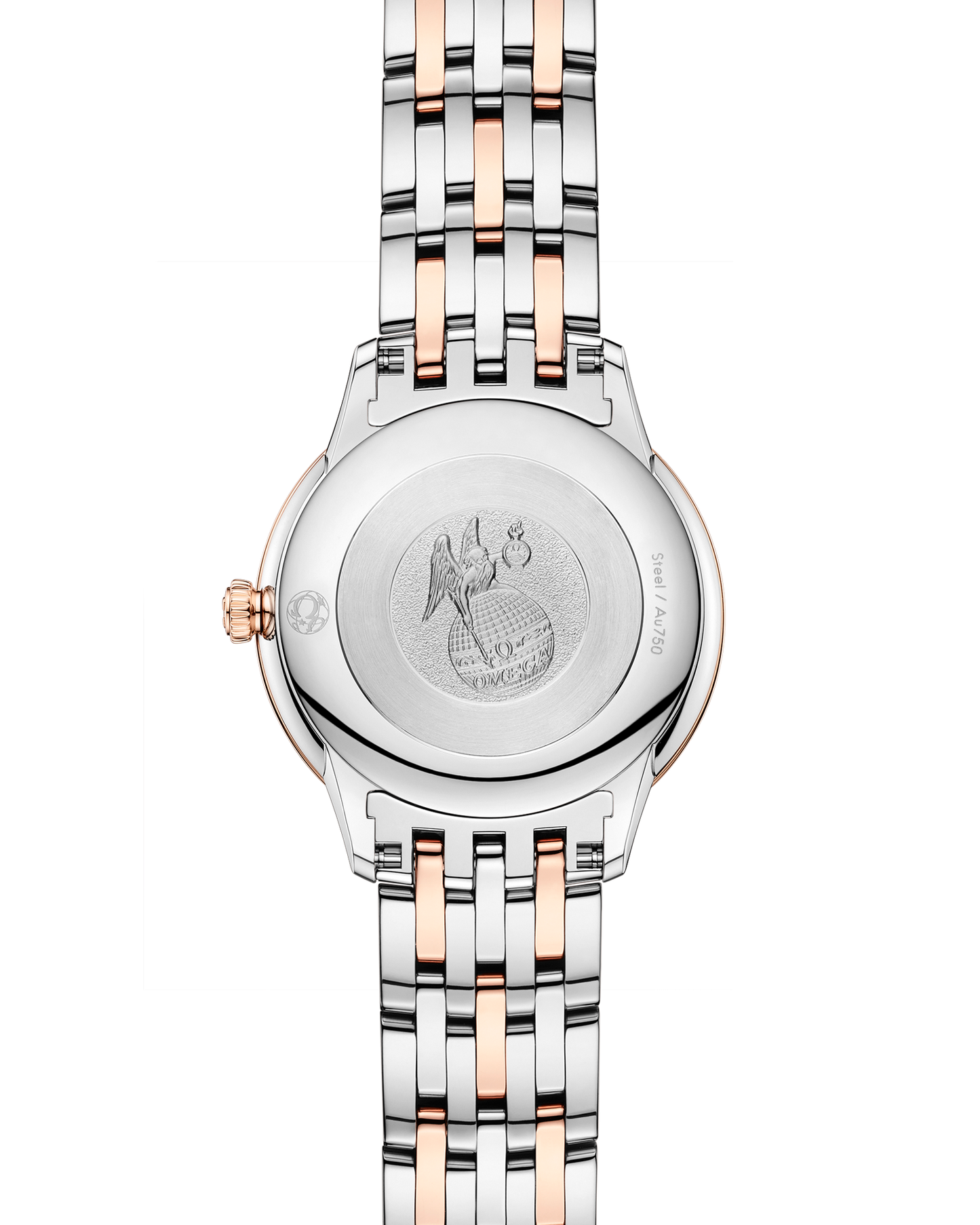 De Ville Prestige 27.5 mm, steel ‑ Sedna™ gold on steel ‑ Sedna™ gold