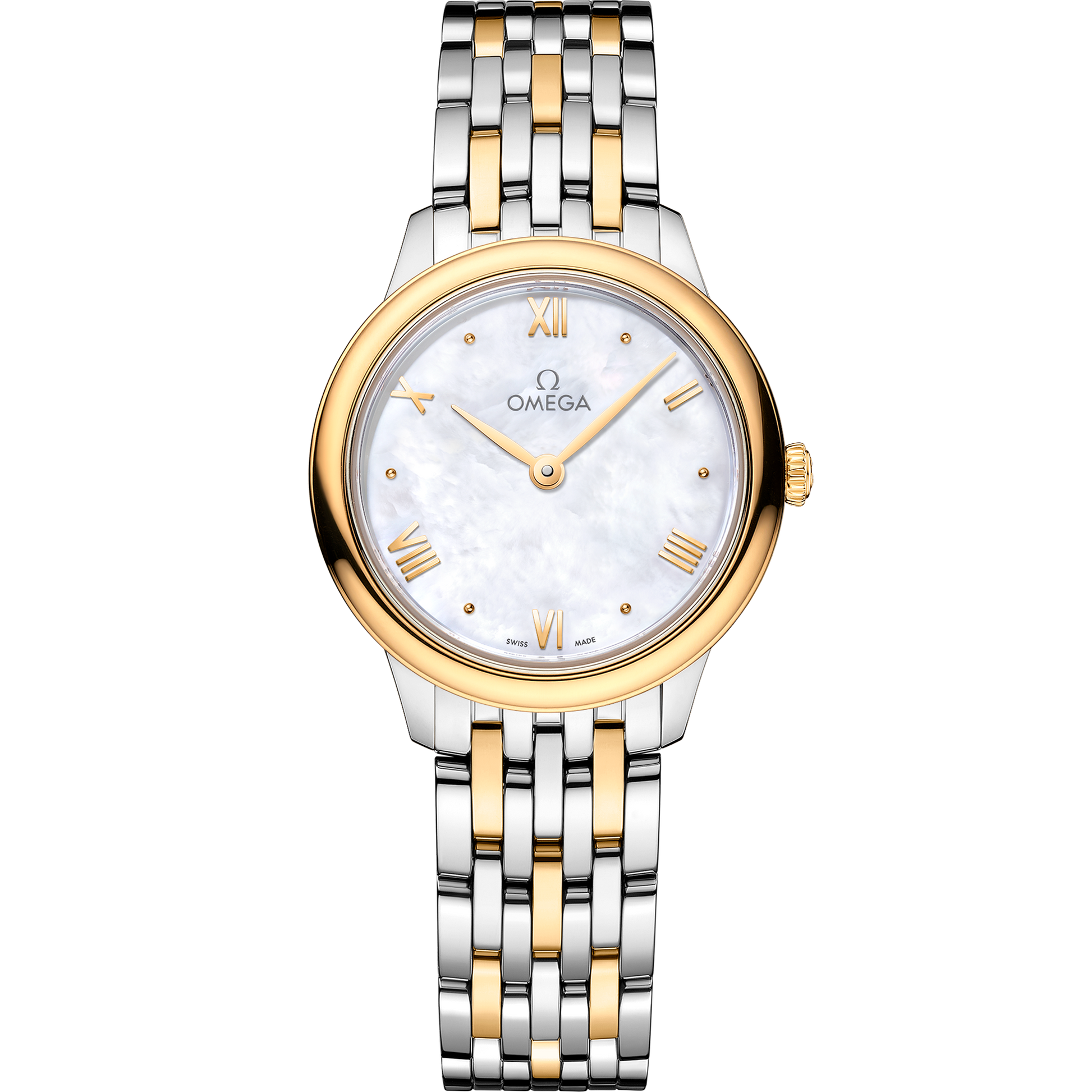 De Ville Prestige 27.5 mm, steel ‑ yellow gold on steel ‑ yellow gold