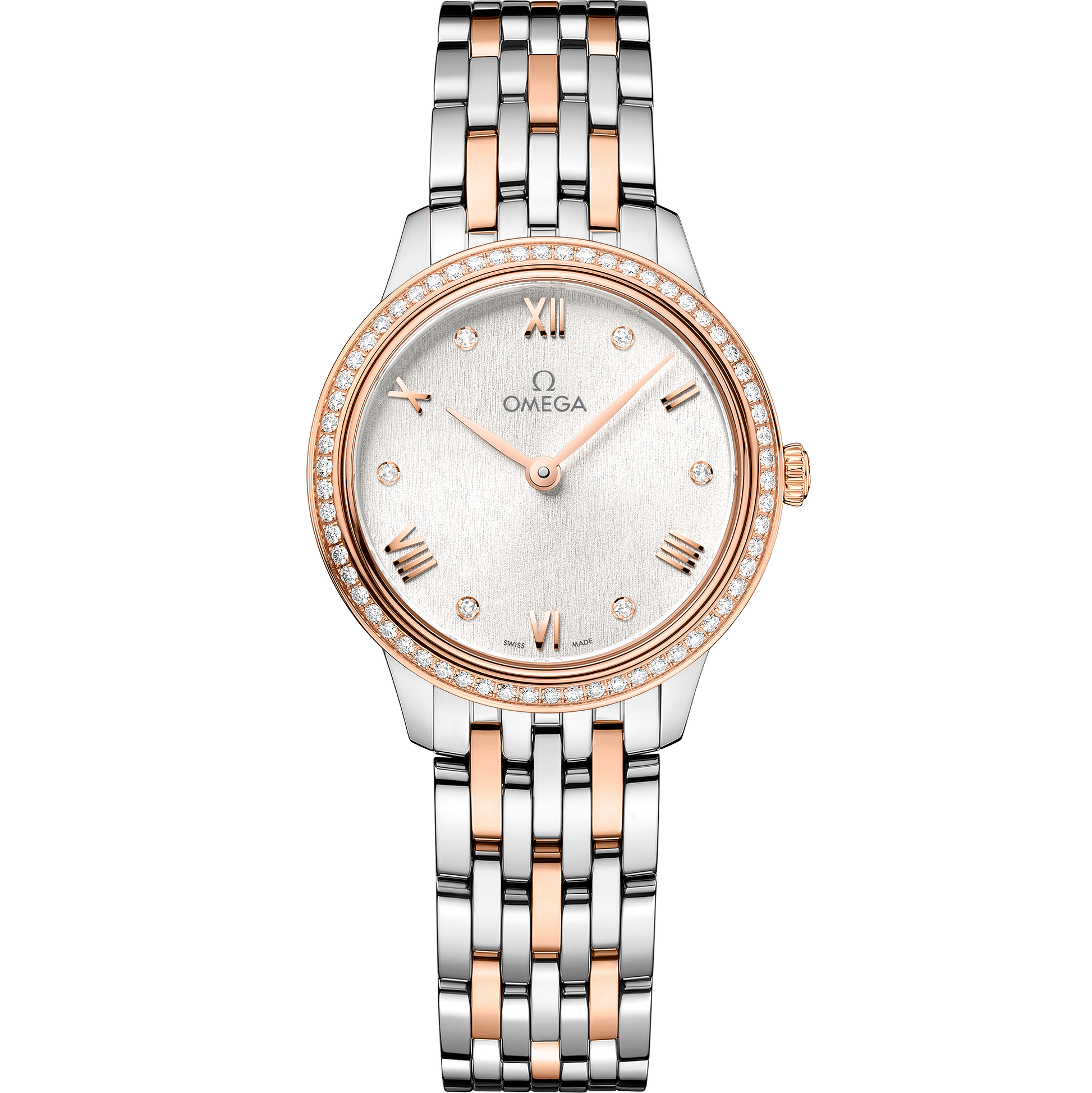 De Ville Prestige 27.5 mm, steel ‑ Sedna™ gold on steel ‑ Sedna™ gold