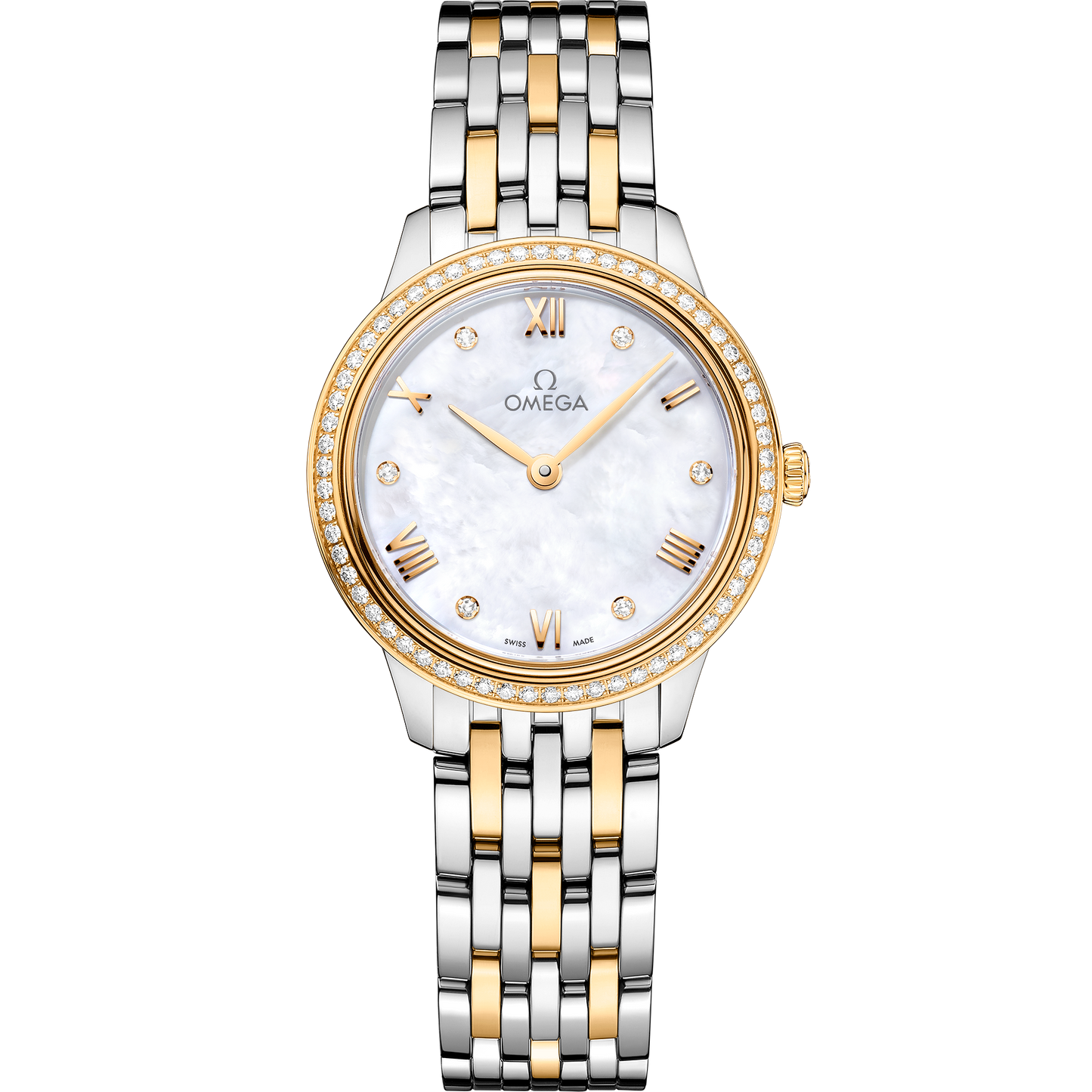 De Ville Prestige 27.5 mm, steel ‑ yellow gold on steel ‑ yellow gold