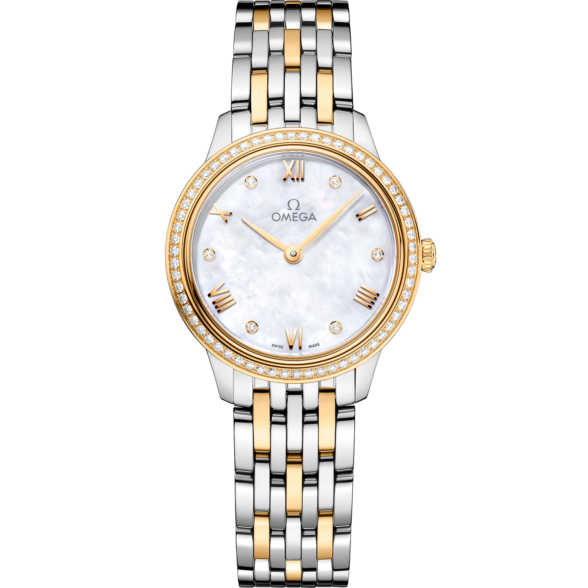 De Ville Prestige 27.5 mm, steel ‑ yellow gold on steel ‑ yellow gold