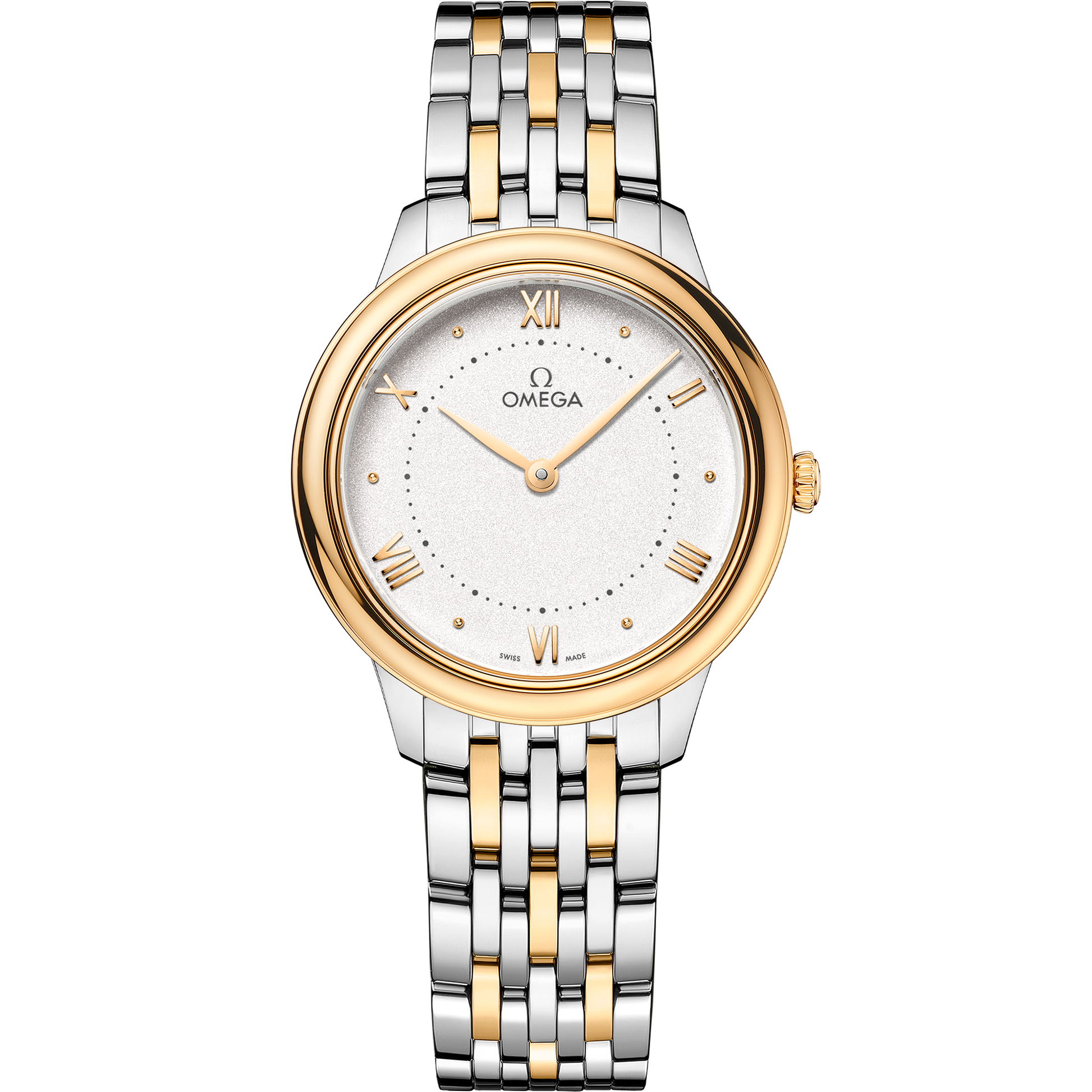 De Ville Prestige 30 mm, steel ‑ yellow gold on steel ‑ yellow gold