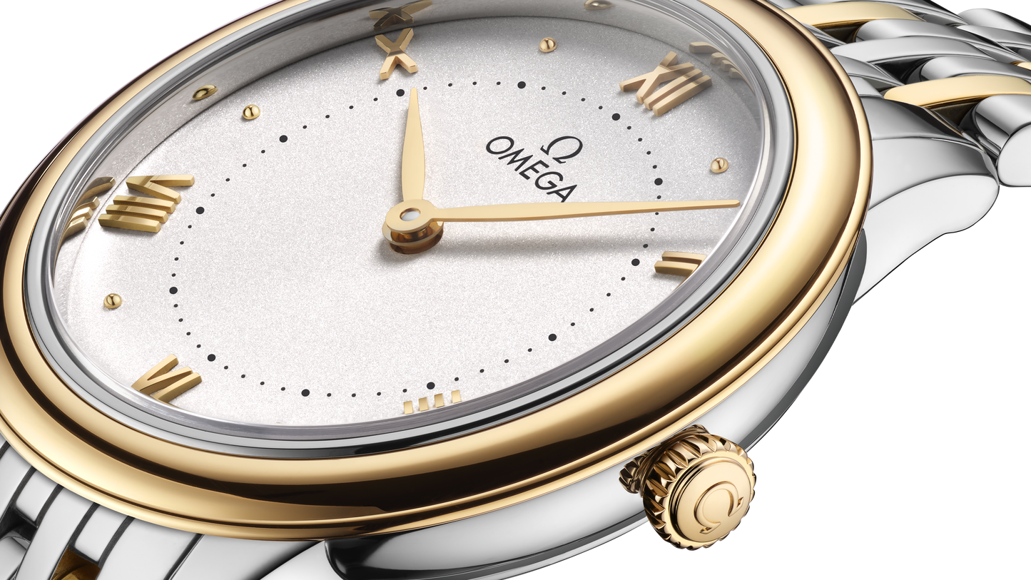 De Ville Prestige 30 mm, steel ‑ yellow gold on steel ‑ yellow gold