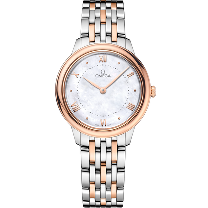 De Ville Prestige 30 mm, steel ‑ Sedna™ gold on steel ‑ Sedna™ gold