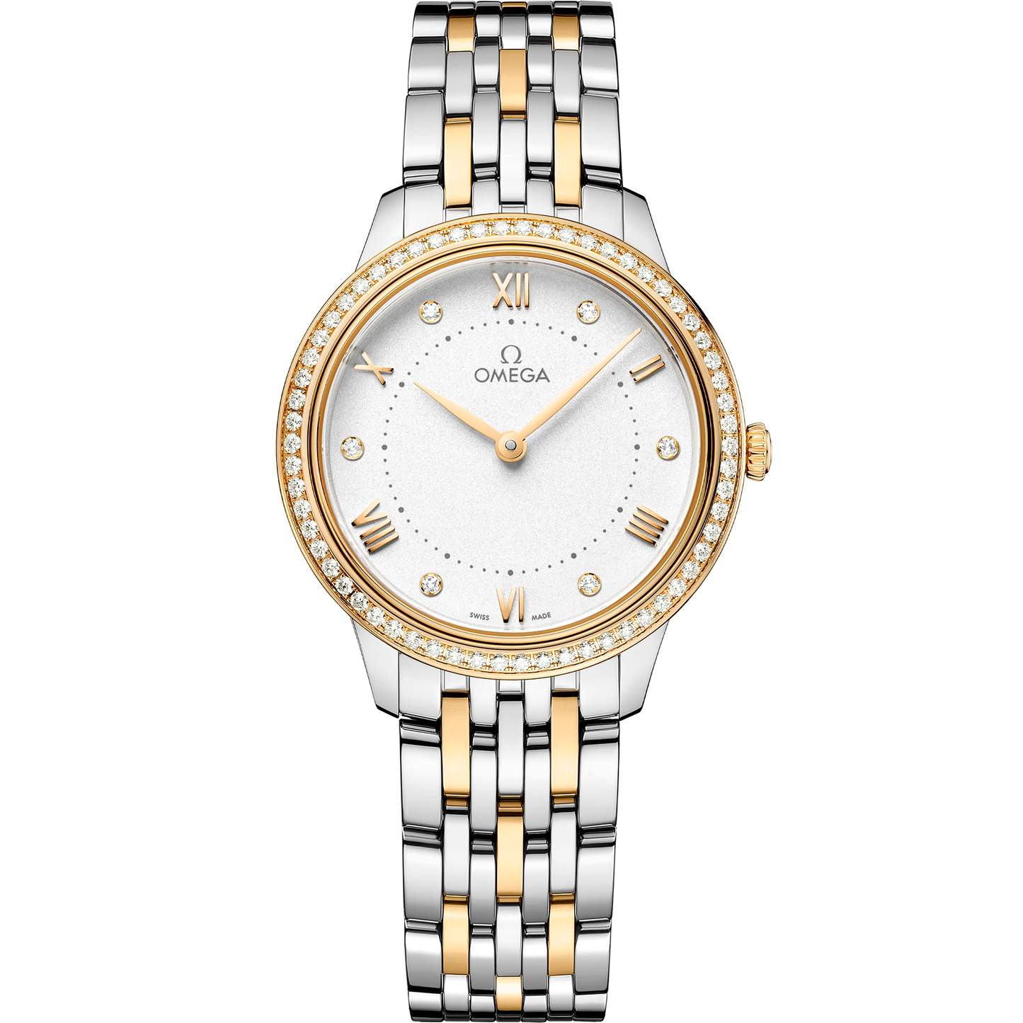 De Ville Prestige 30 mm, steel ‑ yellow gold on steel ‑ yellow gold