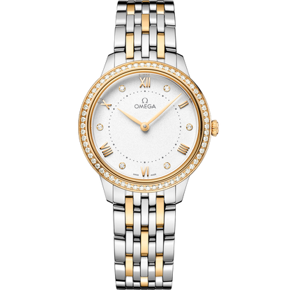 De Ville Prestige 30 mm, steel ‑ yellow gold on steel ‑ yellow gold